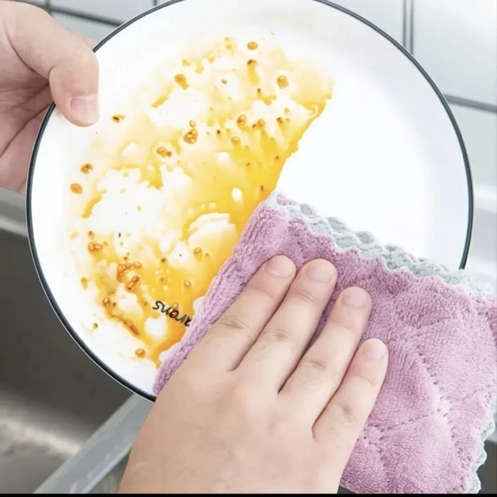 Wash cloth ultra absorbent set  household cleaning quick dry cloth